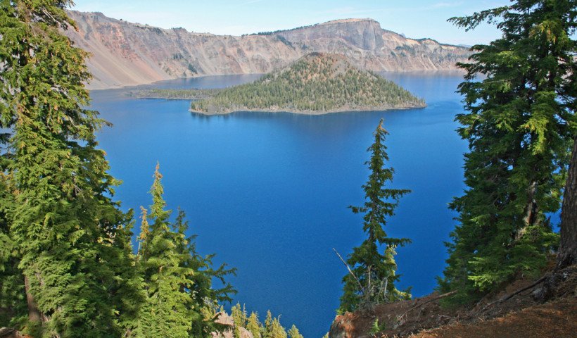 Crater Lake in Oregon, USA, is a breathtaking natural wonder that captivates visitors with its stunning beauty.