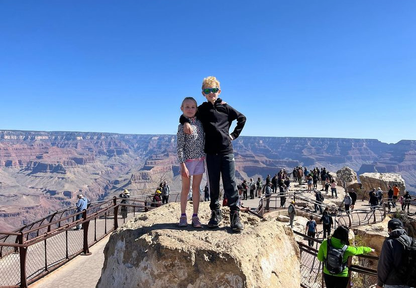 Kids Hiking at Grand Canyon National Park